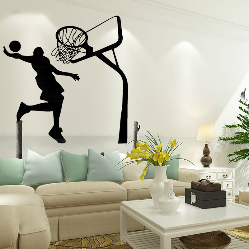 Removable Basketball Dunk Sport DIY Wall Sticker Kids Room Art Decor Decals