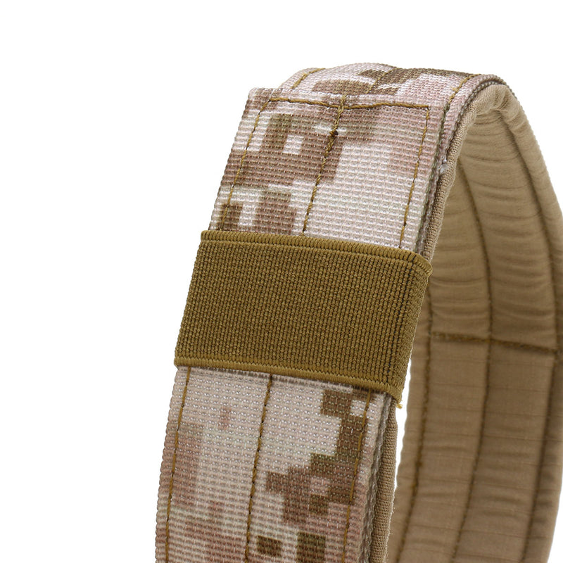L Tactical Military Adjustable Dog Training Collar Nylon Leash w/Metal Buckle