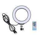 PULUZ PU429 Dimmable 4.7 Inch 16cm RGB RGBW bluetooth Wireless APP Control Video Ring Light with Remote for Youtube Tik Tok Live Streaming