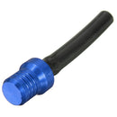 Tank Colorful Cap Gas Fuel Petrol Valve Vent Two-way Breather Hose Black Tube
