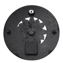 Waterproof Outdoor Indoor Garden Wall Station Clock Thermometer 12 Inch Sun And Moon