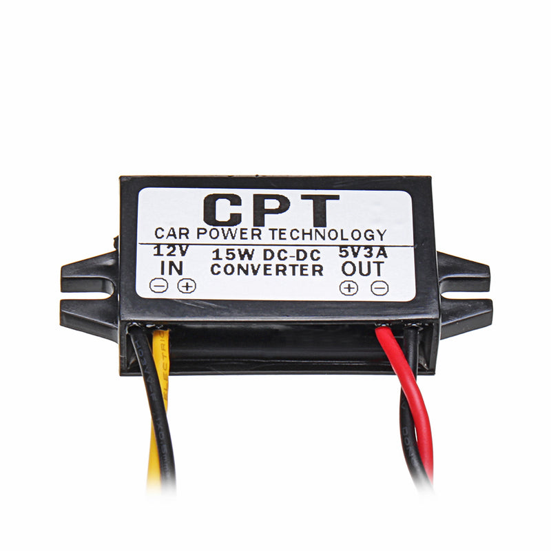 CPT-UL-1 Waterproof 12V to 5V 3A 15W DC to DC Converter Regulator CPT Car Power Converter Step Down Module