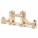 3D Jigsaw London Tower Bridge Woodcraft Assembly Handicraft Home Decor DIY Model Puzzle IQ Challenger