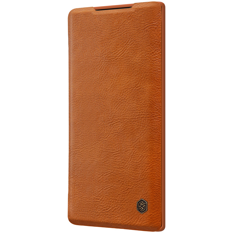 NILLKIN Flip Shockproof Card Slot Holder Full Cover PU Leather Vintage PC Protective Case for Samsung Galaxy Note 10 / Note 10 5G