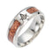 Trendy Insert Cross Finger Rings Vintage Tree Of Life Pattern Stainless Steel Ring for Men