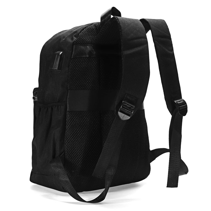 14 Inch Night Luminous Travel School Laptop Backpack USB Charging Earphone Port Anti-Theft Bag