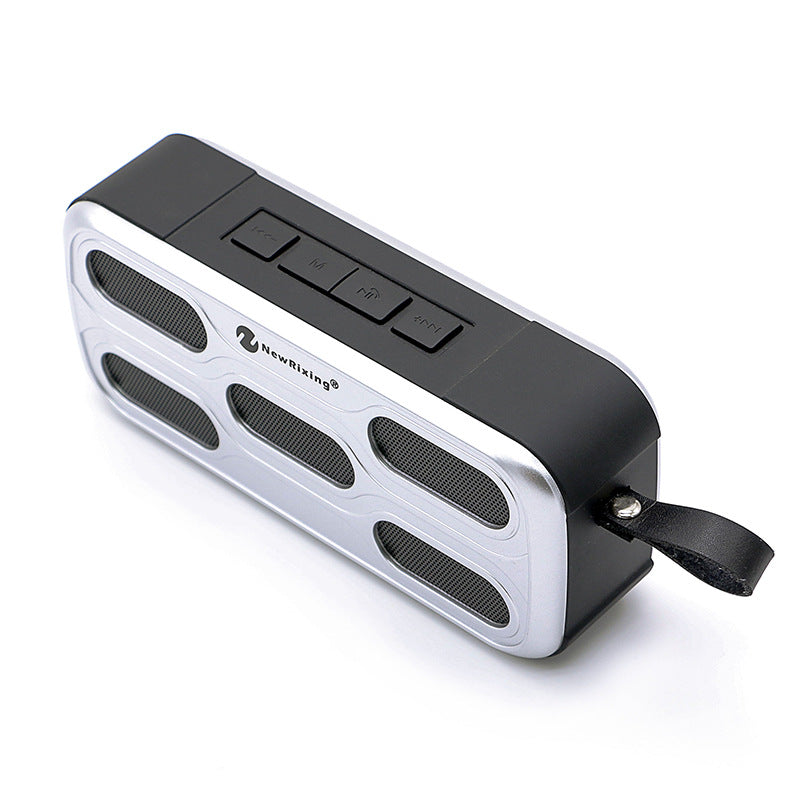 Newrixing Outdoor Wireless bluetooth Speaker TF Card U Disk AUX Waterproof Shockproof Stereo Speaker with Mic