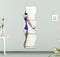 Honana DX-Y1 6Pcs Cute Silver DIY Waves Mirror Wall Stickers Home Wall Bedroom Office Decor
