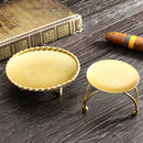 Iron Candle Holder Round Table Golden Candlestick for Wedding Ornament Party