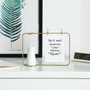 Photo Frame Iron Bracket Picture Memo Card Rack Holder Home Livingroom Decorations