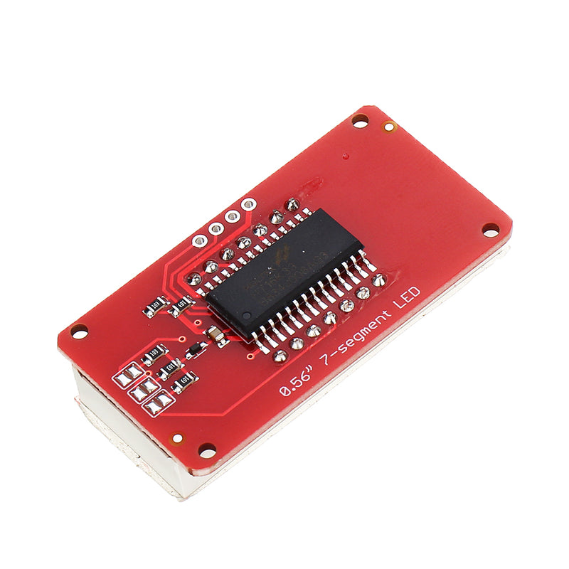 4 Digit 7-Segment 0.56' LED Display Tube Decimal 7 Segments HT16K33 I2C Clock Double Dots Module