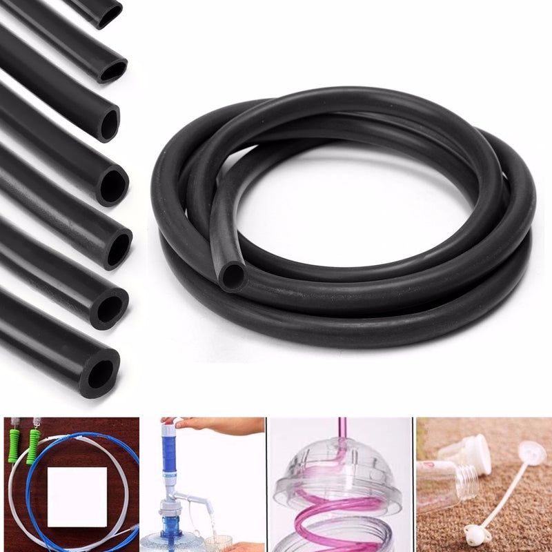 3 Meter Black Silicone Vacuum Hose Tube Tubing Line Rubber Air Water Coolant Pipe