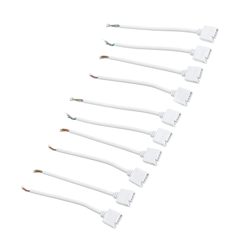 10PCS 15CM 5PIN Male/Female Connector Wire for RGBW Full Color LED Strip Light