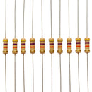 300pcs 30 Value 1ohm-3M 1/2W Carbon Film Resistor