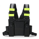 Chest Pocket Pack Harness Nylon Bag Backpack Holster for Radio Walkie Talkie
