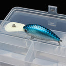 Multifunctional Transparent Plastic Fishing Tackle Box Fishing Lure Hooks Storage Box