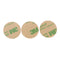9pcs N35U Heated Bed 25*2mm Circular Magnet with Back Glue High Temperature Glue for 3D Printer