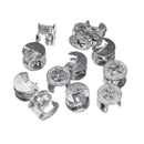 Suleve 125Pcs High Precision Hex Socket Head Cap Screw Bolts and Barrel Nuts Furniture Connecting Screws Accessories Assortment Kit