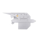 Machifit HJC40B Weld Inspestion Ruler Welding Gauge Weld Bead Height Welding Seam Gap Ruler Gage