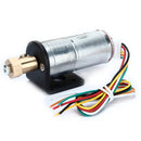 CHIHAI  MOTOR 6V 210RPM Encoder Motor DC Gear Motor with Mounting Bracket and Wheel