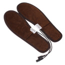 USB Electric Heated Shoe Insole Portable Feet Heating Insole Heater Foot Winter Warmer Pad Unisex