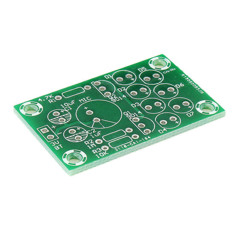 10pcs DIY Electronic Kit Set Voice-activated Melody Light Fun Soldering Practice Production Board Training Parts