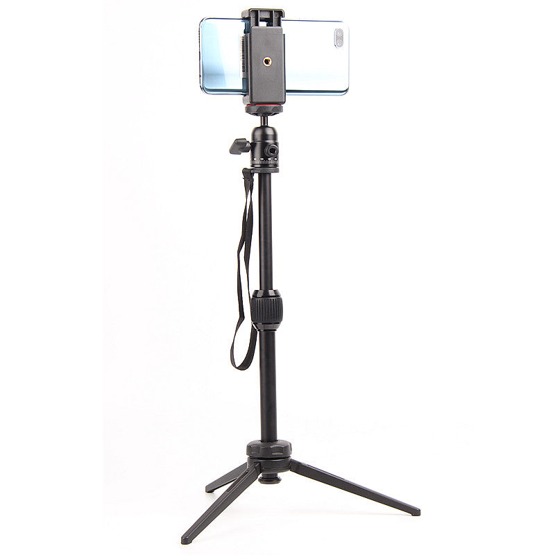 MT-68 Portable Mini Foldable Tripod Self-timer Live Broadcasting Landing Bracket for Mobile Phone Camera