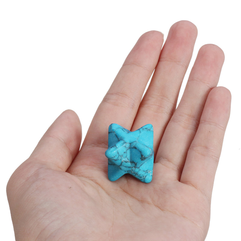 Turquoise Stone Gemstone Spiritual Healing Sacred Geometry Holiday Birthday Gift Decorations