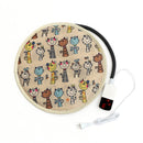 220V Electric Pet Heating Pad Puppy Heated Mat Blanket Dog Cat Whelping Bed Mat