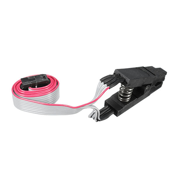 8 Pin 1.27mm Pitch SOIC8 SOP8 Flash Burning Chip IC Test Clip Programmer With 2pcs Power Module