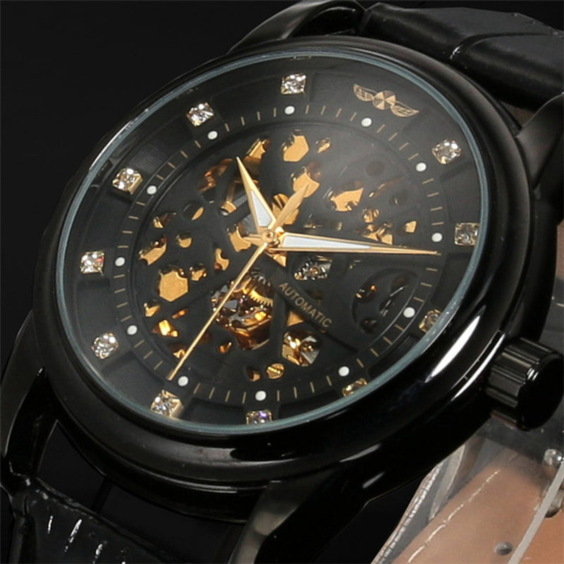 Casual Style Automatic Mechanical Watch Full Steel Luxury Men Wrist Watches
