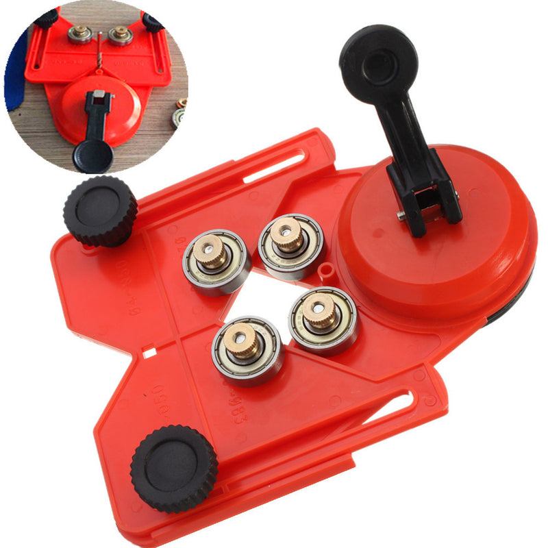 Adjustable 4-83mm Diamond Opening Locator Drill Bit Glass Hole Saw Cutter with Vacuum Base Sucker