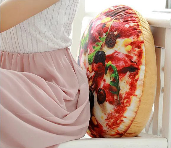 Creative Squishy 3D Pizza Cola Potato Hamburger Chips Pillows Food Cushion Birthday Gift Trick Toys