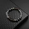 Trendy 8mm Buddha Beads Bracelet Natural Stone Casual Gradient Beaded Bracelet for Men Gift