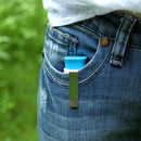 3 Compartment Travel Portable Sealed Pill Box Mini Storage Box With Elastic Clip Pill Case