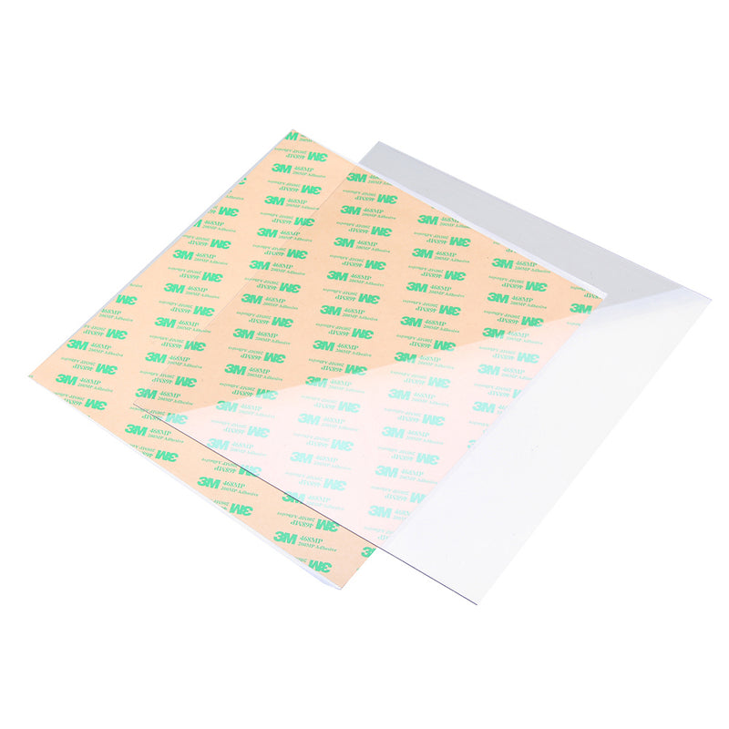 250*250*0.8mm Polyetherimide PEI Sheet With 3M Backing Glue For 3D Printer Heated Bed