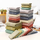 KCASA KC-X2 100% Cotton Solid Bath Towel Fast Drying Soft 10 Colors Thick High Absorbent
