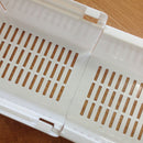 Honana BX-592 Adjustable Kids Bathtub Shower Toy Organizer Basket Retractable Storage Holder