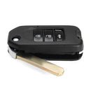 Car 3 Button Remote Fold Key Fob Case/bag Flip Shell for Honda Civic City Jazz HR-V XR-V