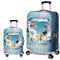Honana Denim 3D Cute Cat Dog Elastic Luggage Cover Trolley Case Cover Warm Travel Suitcase Protector