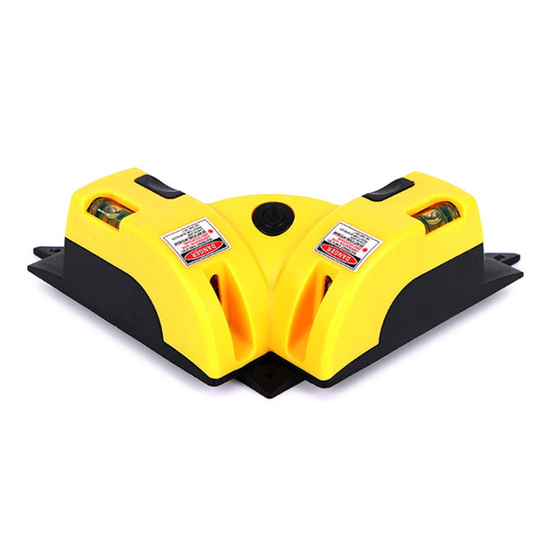 SUNTIN 01 90 Degree Laser Right Angle Ruler Suction Cup Laser Marking Instrument Triangle Level Ruler