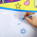 Large Magical Writing Blanket 80cm Monochrome Water Canvas Graffiti Children's Educational Toys