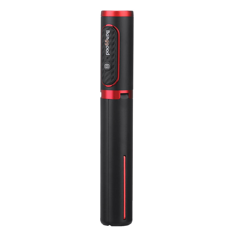 Banggood BW-BS10 Portable bluetooth Selfie Stick Hidden Phone Clamp with Retractable Tripod