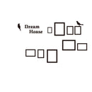 3D Photo Frame Wall Sticker Family Dream House Decoration Art Office Home Decor