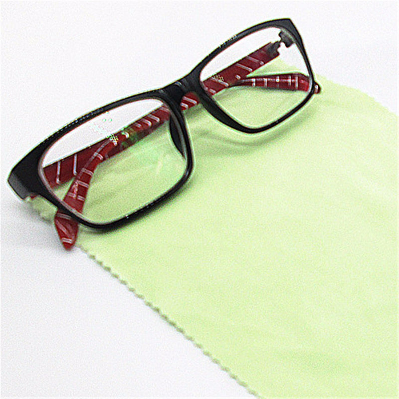 80Pcs Mixed Color Wipe Fiber Cleaning Cloth Polishing Eyeglasses Camera Phone Computer Screen Stains