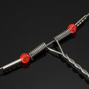 ZANLURE 70 cm Stainless Steel Wire Leader Fishing Line Lure Trace Cable Braided Fishing Line