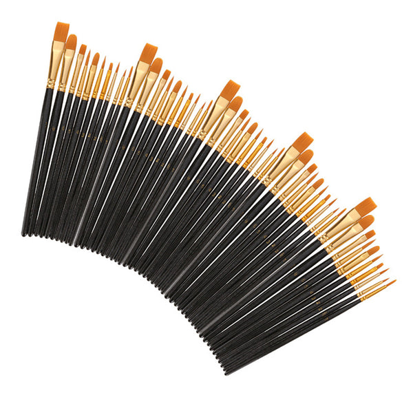 30 Pcs/set Painting Brushes Nylon Hair Brush for Acrylic Oil Watercolor Painting Pens Artist Professional Painting Kits