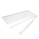 10Pcs 250mm OD 10mm 1mm Thick Wall Borosilicate Glass Blowing Lab Tube