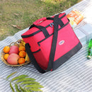 Insulated Cooler Handbag Waterproof Outdoor Picnic Lunch Bag Storage Carry Case