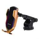 Metal Glass 10w Qi Wireless Charger Infrared Sensor Air Vent Dashboard Car Phone Holder For 4.0-6.5 Inch Smart Phone iPhone 11 Samsung Note 10